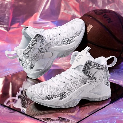 Giày Thể Thao Bóng Rổ Đế Cao Su Trọng Lượng Nhẹ Chống Sốc