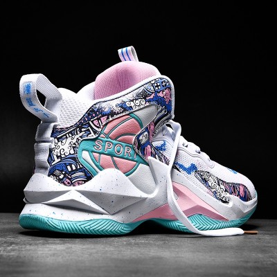 Giày Thể Thao Bóng Rổ Đế Cao Su Trọng Lượng Nhẹ Chống Sốc