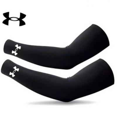 Set 2 Ống Tay Áo Chống Nắng Bằng Lụa Lạnh Mỏng Bảo Vệ UV 1 Cặp