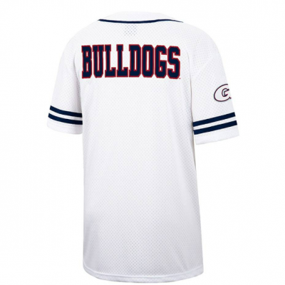Áo Khoác Bóng Chày Cài Nút Gonzaga Bulldogs Phổ Biến Size Lớn Phong Cách Thể Thao