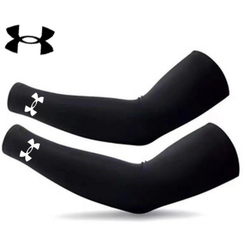 Set 2 Ống Tay Áo Chống Nắng Bằng Lụa Lạnh Mỏng Bảo Vệ UV 1 Cặp