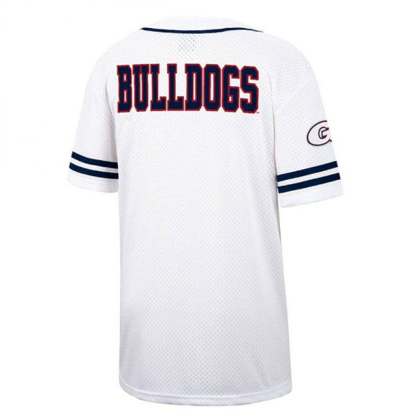 Áo Khoác Bóng Chày Cài Nút Gonzaga Bulldogs Phổ Biến Size Lớn Phong Cách Thể Thao
