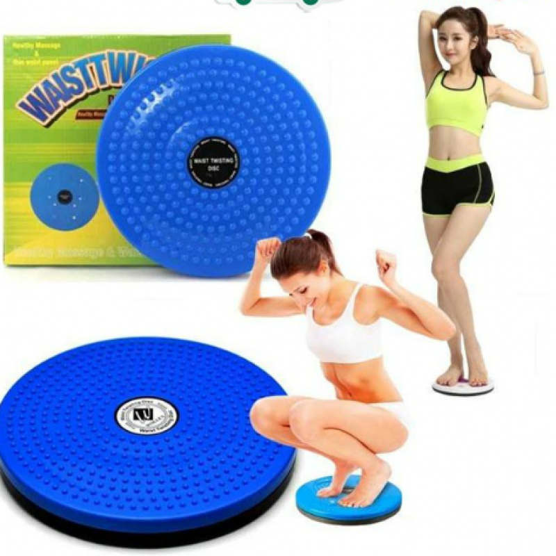 Đĩa xoay eo tập thể dục 360 độ bàn xoay tập cơ bụng eo thon giảm cân tại nhà, có hạt hình bàn chân massage chân cực tốt